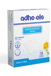 Compresses stériles de gaze hydrophile